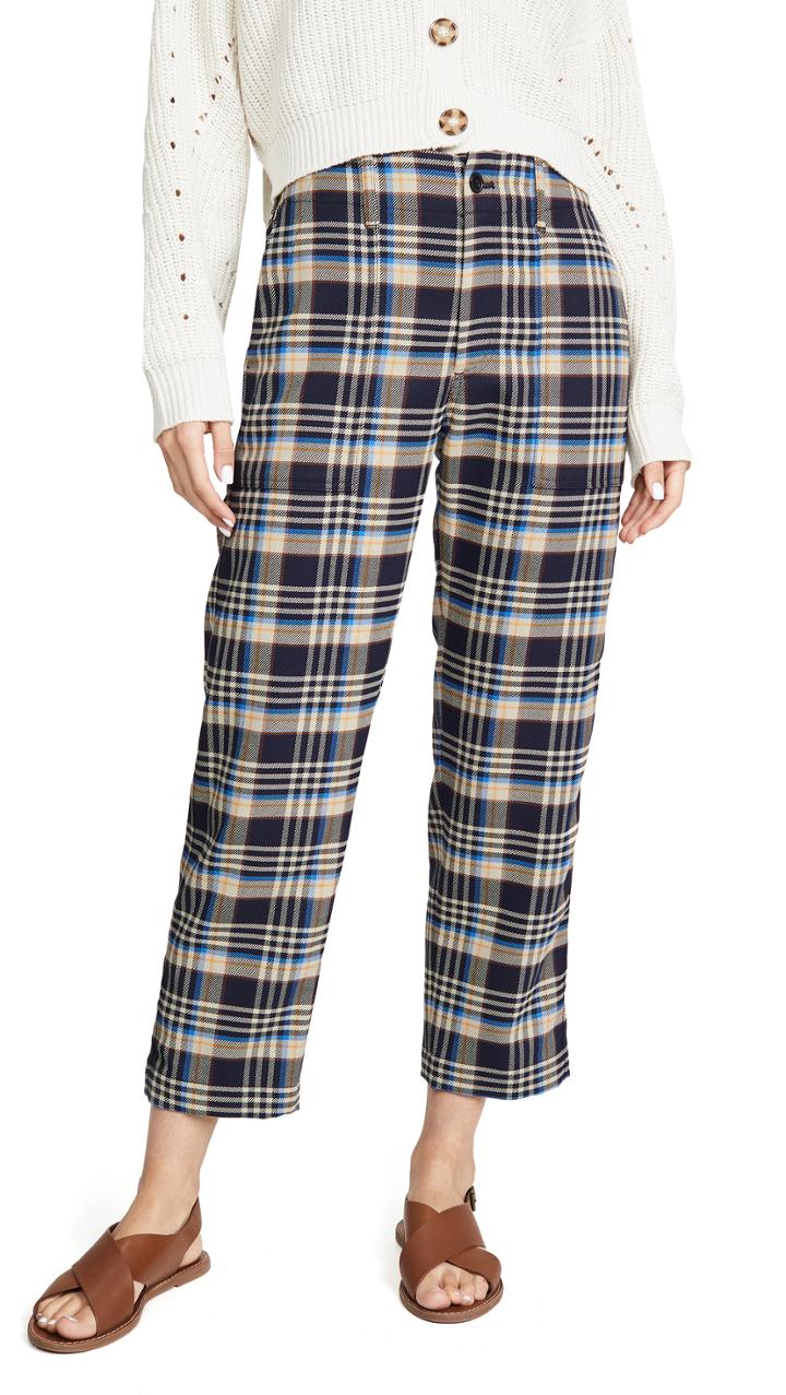 Closed Tony Plaid Pants