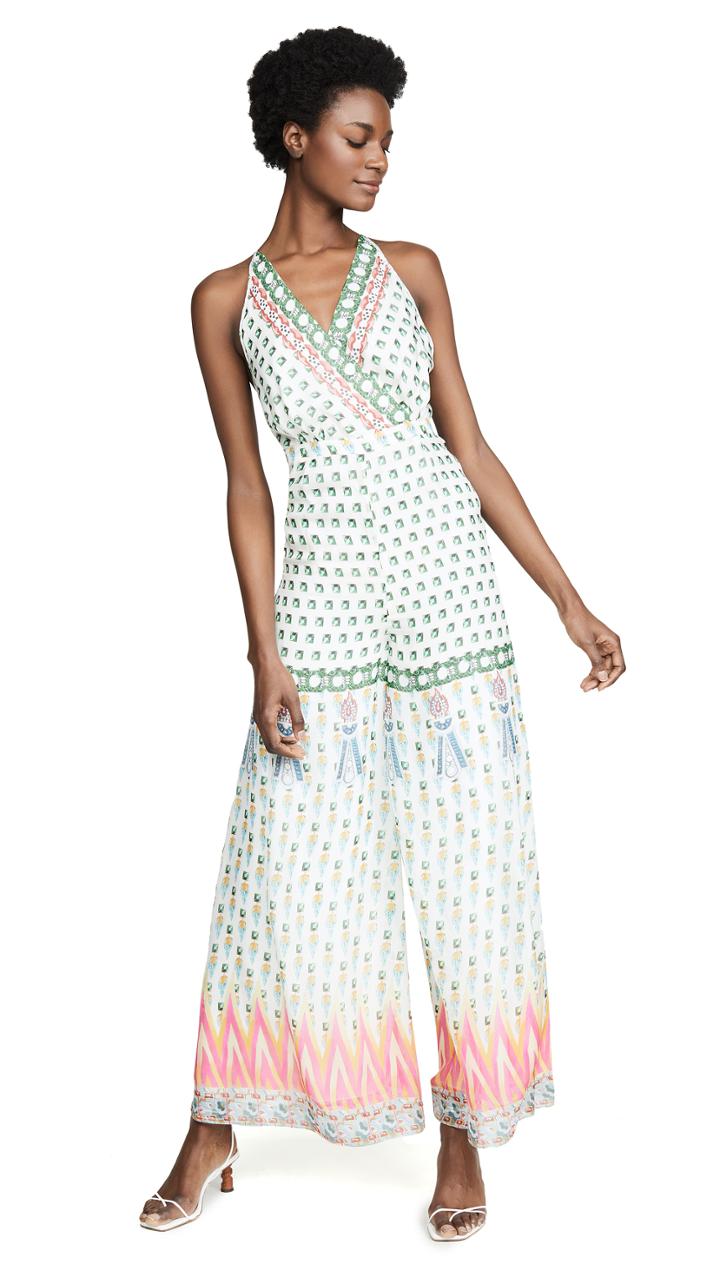 Temperley London Millais Chiffon Jumpsuit