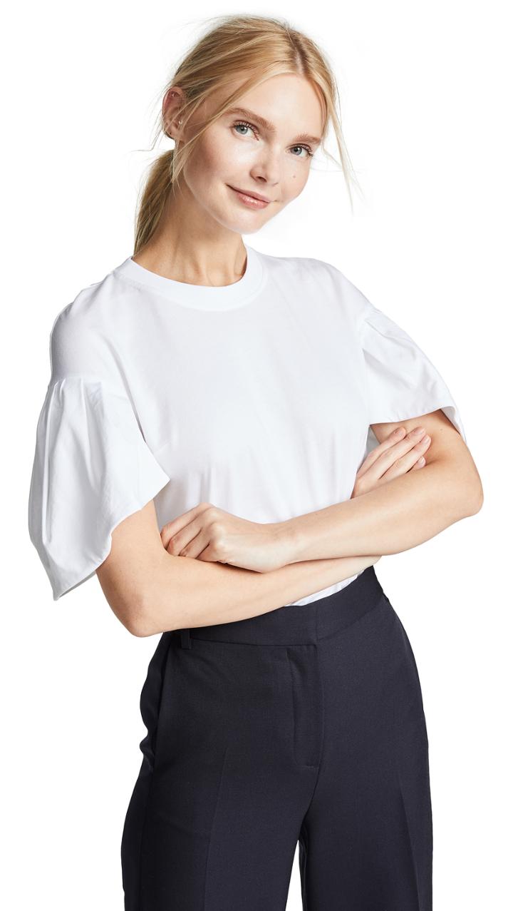 Victoria Victoria Beckham Tuck Sleeve Tee