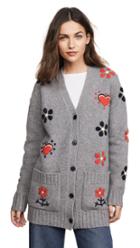 Chinti And Parker Hand Embroidered Milagro Cardigan