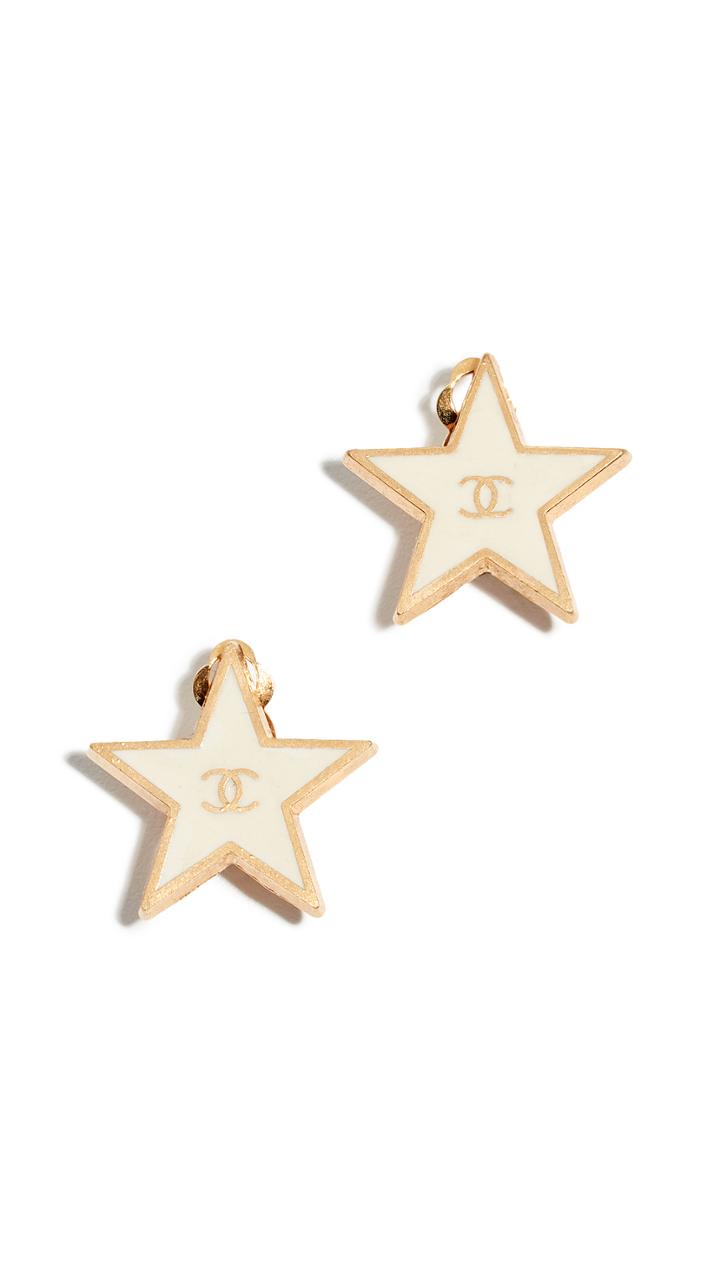 What Goes Around Comes Around Chanel Star Earrings
