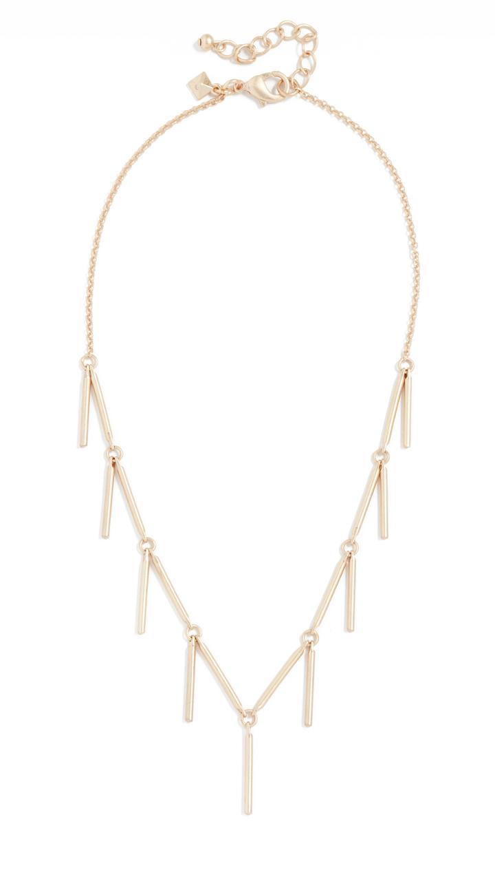 Rebecca Minkoff Bar Droplet Necklace