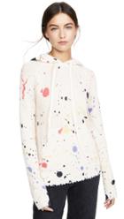 One By Threads Of Prvlg One By Cashmere Splatter Hoodie