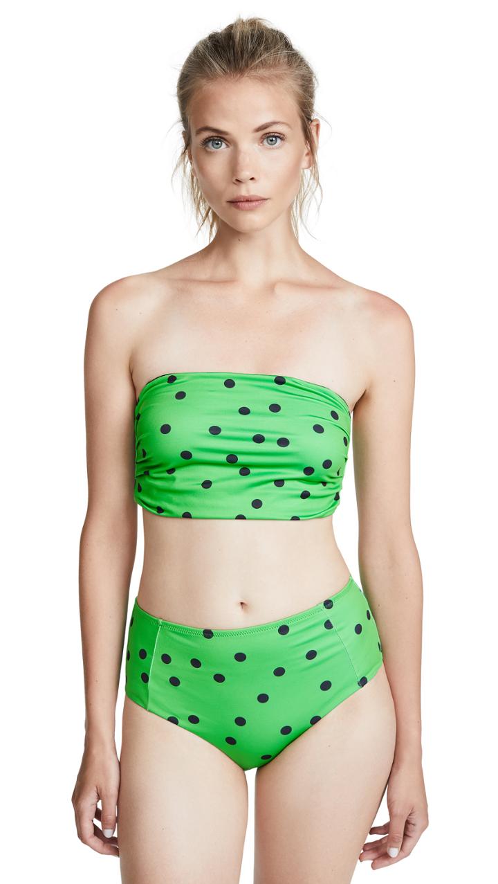 Ganni Clover Bikini Set