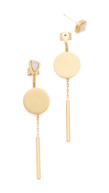 Madewell Front Back Disc Earrings