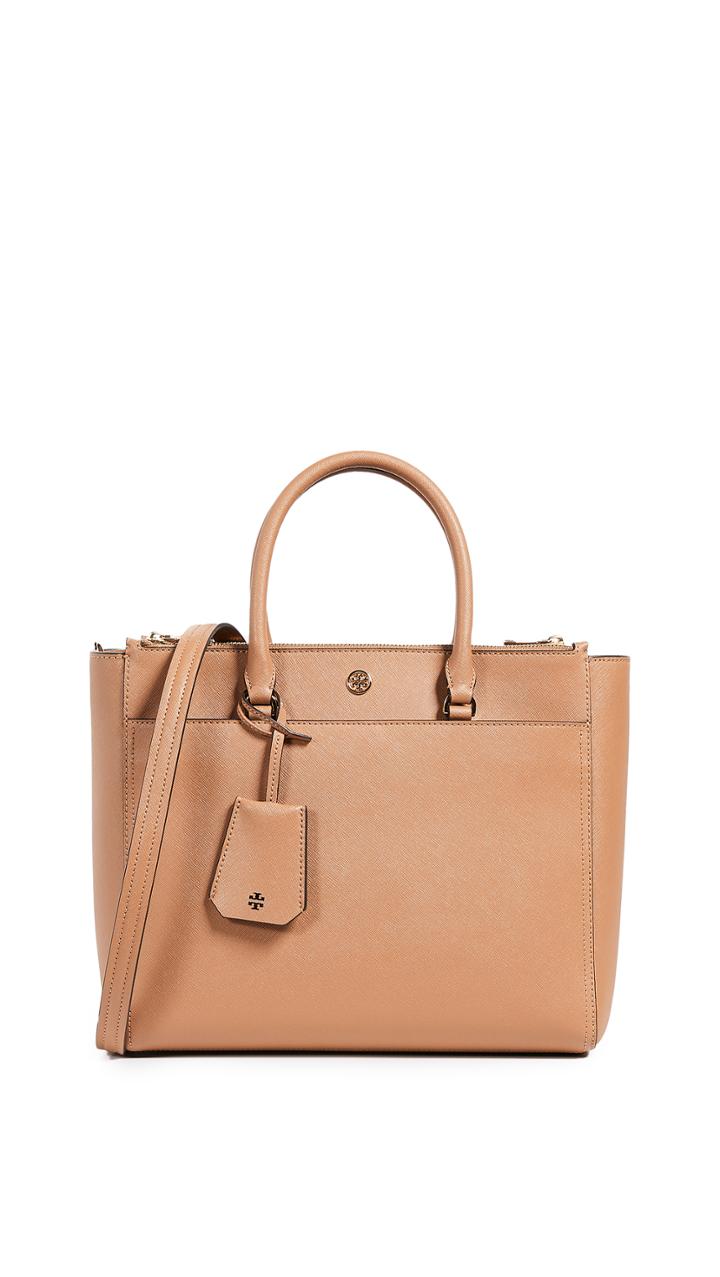 Tory Burch Robinson Double Zip Tote Bag