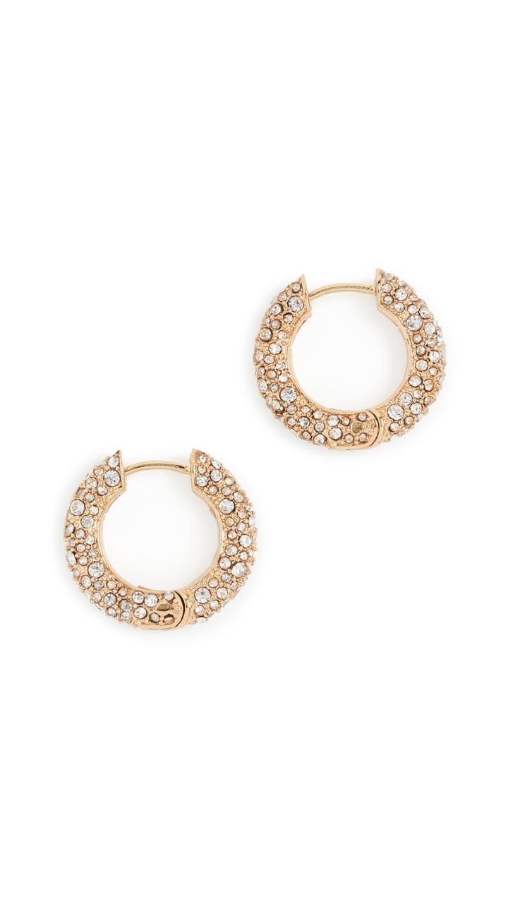 Baublebar Small Crystal Huggie Earrings