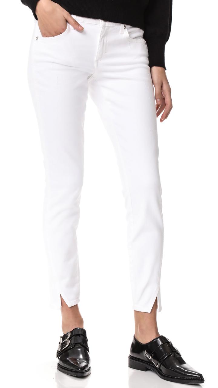 Amo Twist Side Slit Jeans