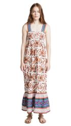 J O A Smocked Stripe Dress