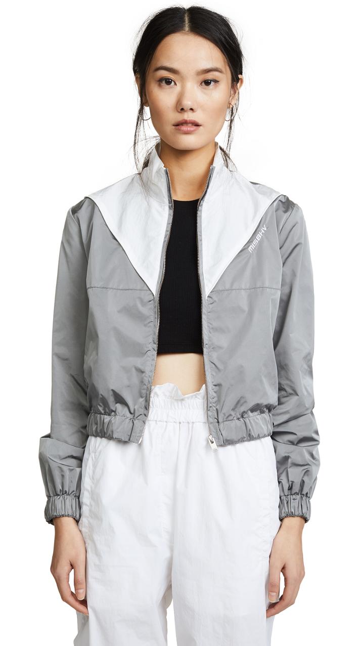M I S B H V Logo Full Zip Windbreaker