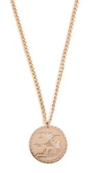 Zoe Chicco 14k Gold Large Mantra Lariat Necklace