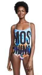 Moschino Ocean Print Swimsuit