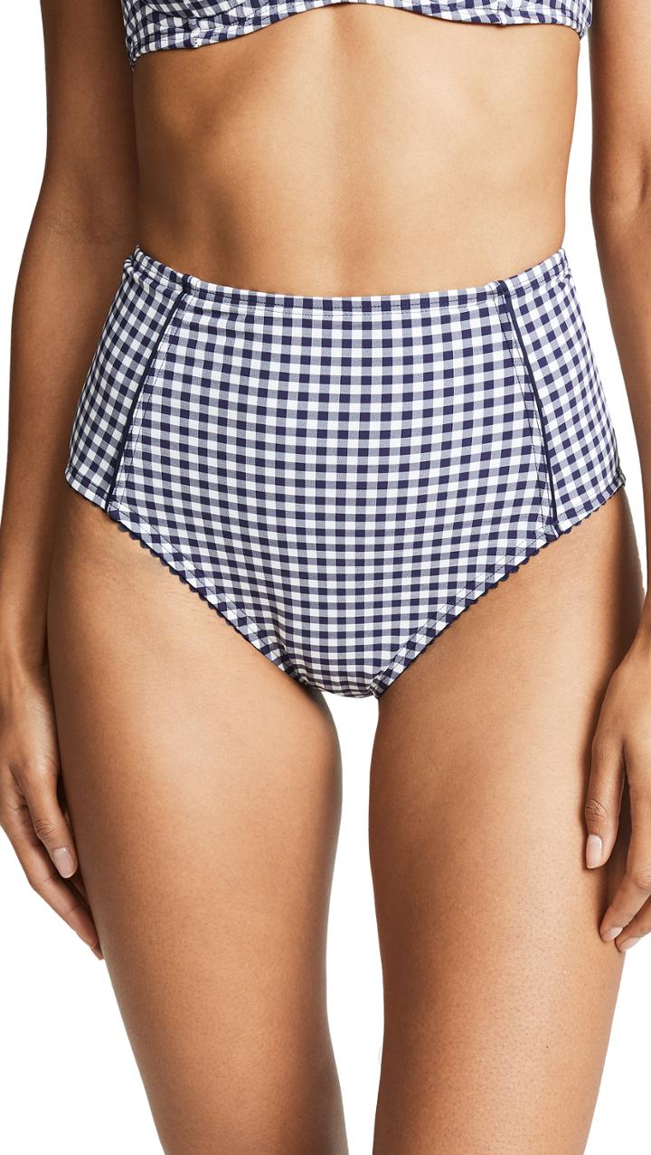 Kate Spade New York Crosby Landing High Waist Bikini Bottoms