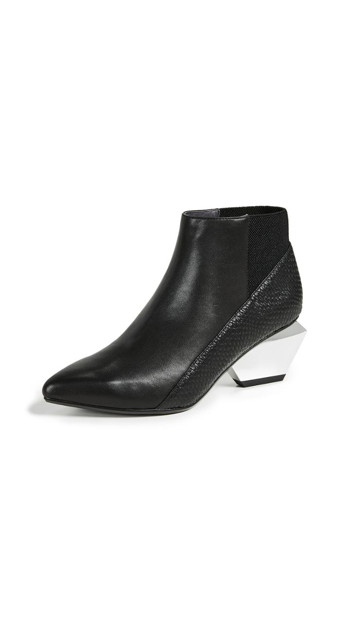 United Nude Jackie Metal Mid Heeled Boots