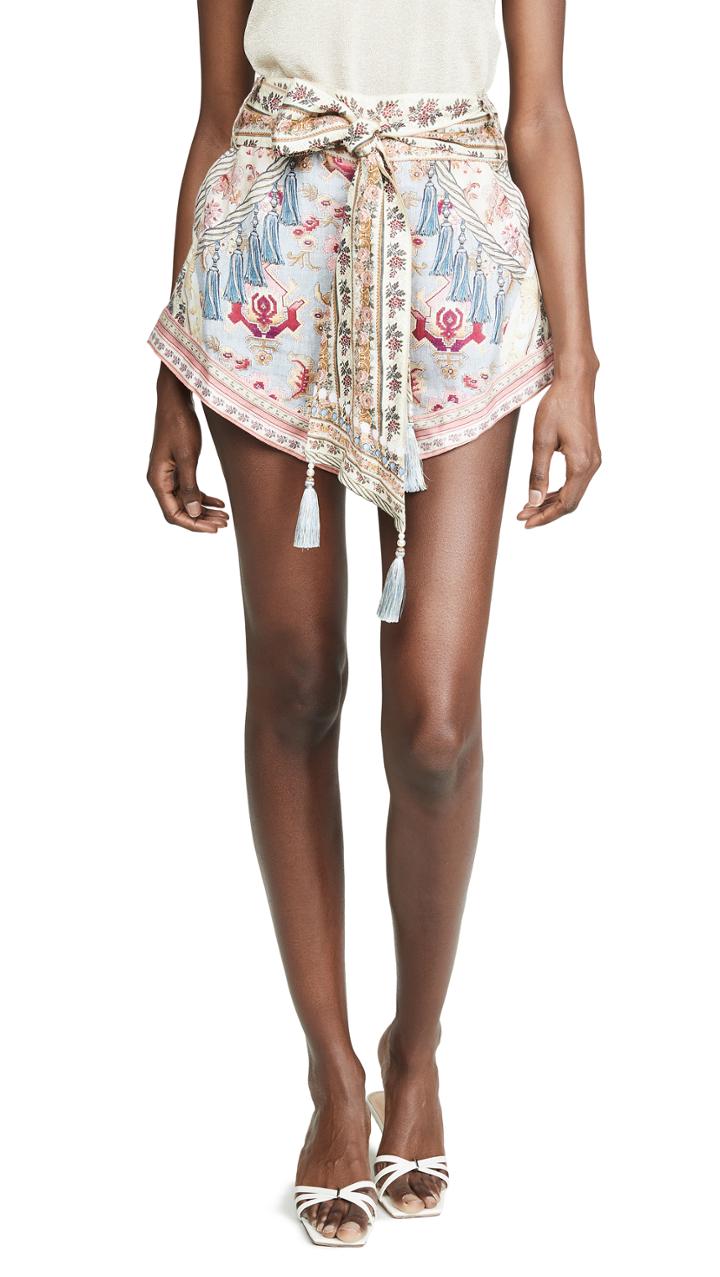 Camilla Tie Detail High Cut Shorts