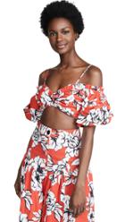 Marissa Webb Ines Print Top