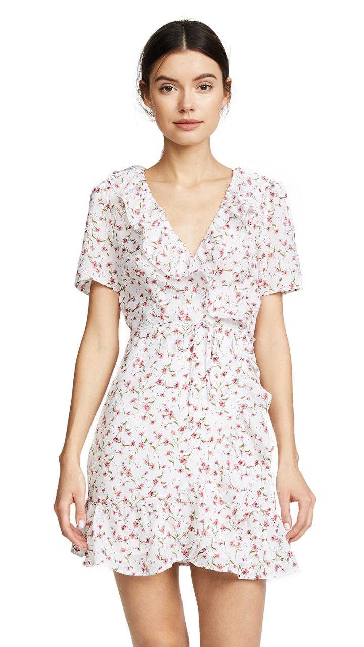 Re:named Re: Named Ruffle Wrap Dress