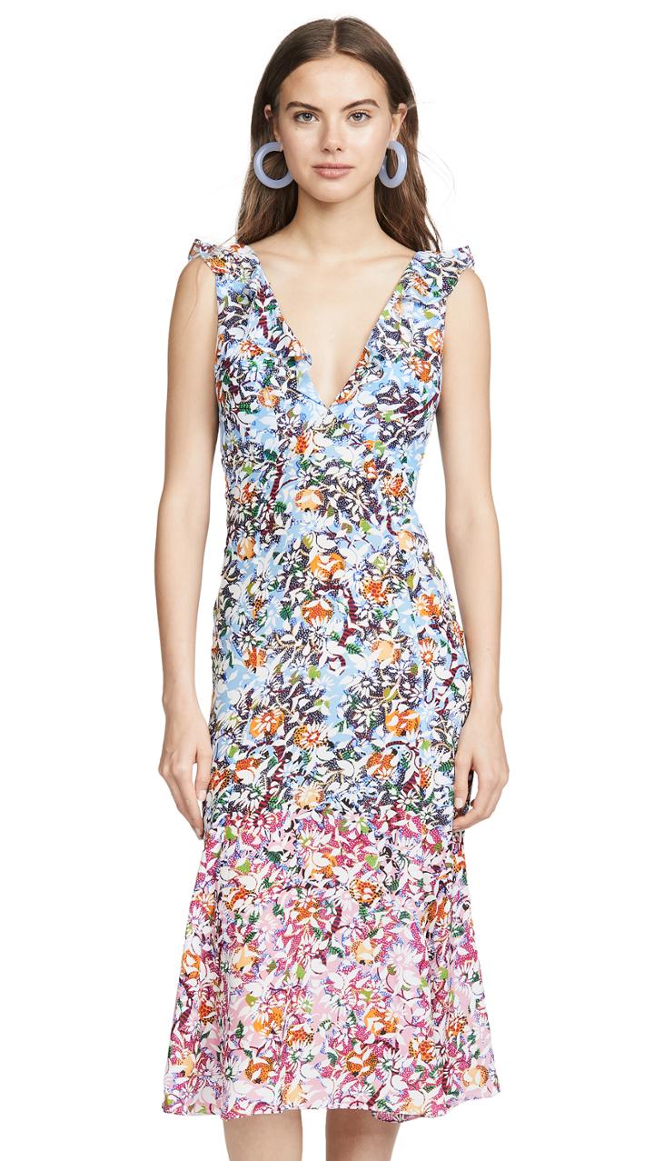 Saloni Holly Midi Dress