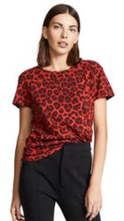 Pam Gela Leopard Crew Neck Tee