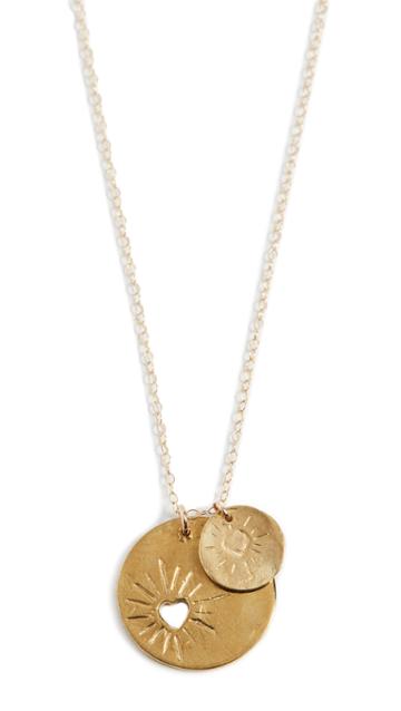 Maison Monik Double Heart Necklace
