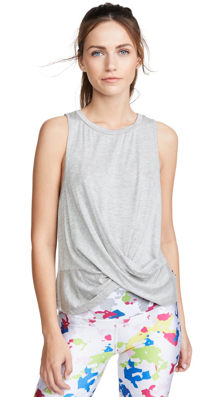 Terez Twist Front Racerback Tank
