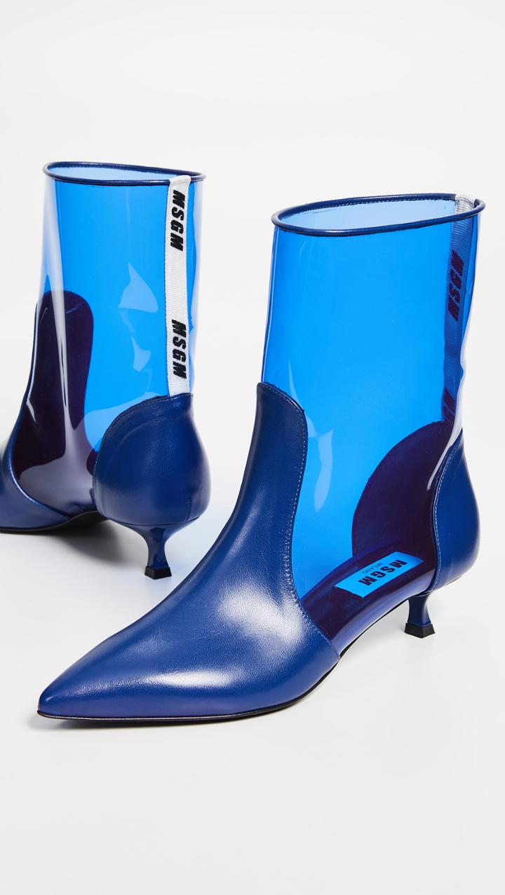 Msgm Pointy Ankle Booties