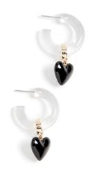 Baublebar Huggie Earrings With Hearts