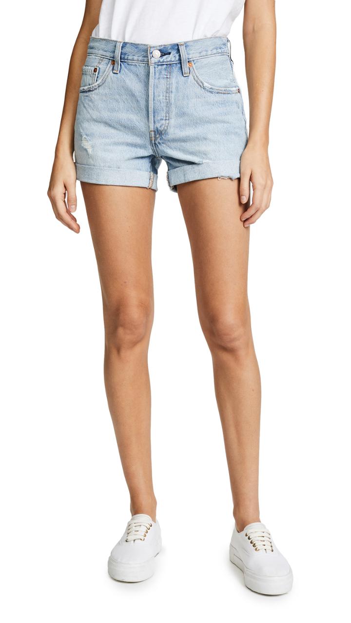 Levi S 501 Long Shorts