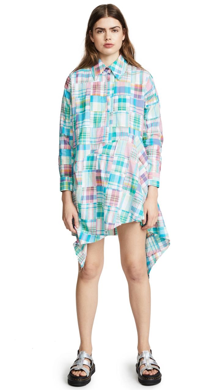 Marques Almeida Asymmetrical Shirt Dress