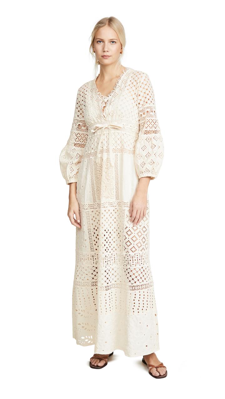Temptation Positano V Neck Long Sleeve Dress