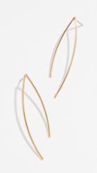 Rebecca Minkoff Clean Lines Wishbone Earrings