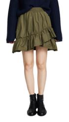 Goen J Ruffle Miniskirt