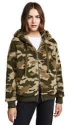 Atm Anthony Thomas Melillo Sherpa Zip Up Hoodie
