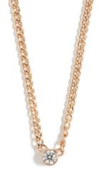 Zoe Chicco 14k Gold Bezel Set Diamond Necklace