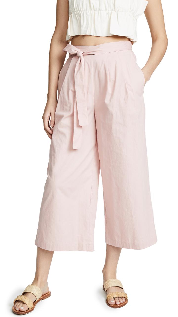J O A Tie Side Pants