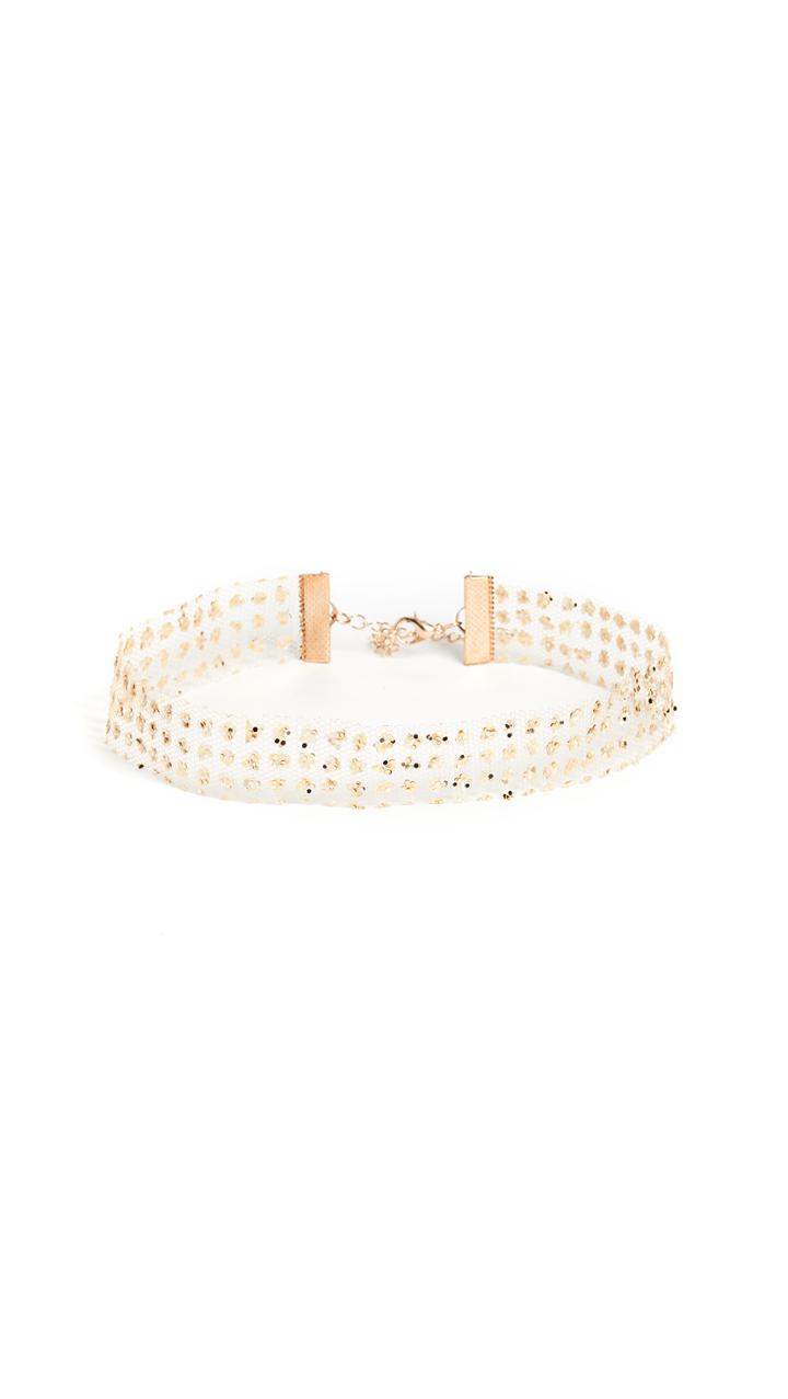 Shashi Glitter Skin Necklace
