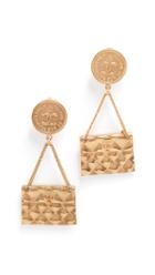 What Goes Around Comes Around Chanel Flapbag Earrings