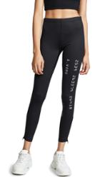 Alexander Wang Scuba Leggings With Reflective Graphics