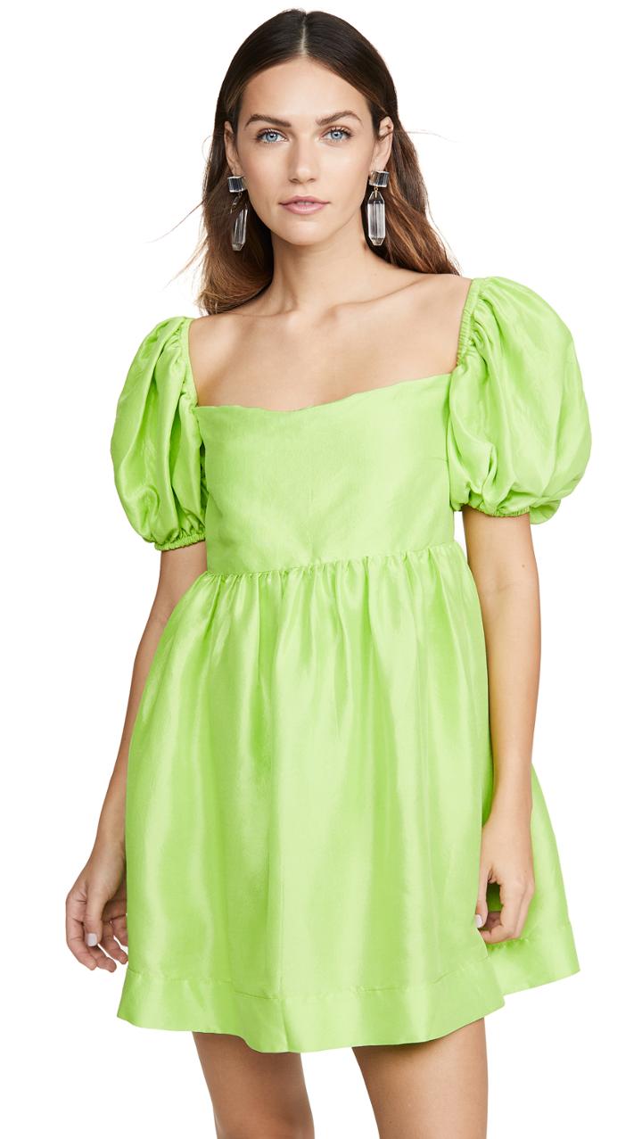 Azeeza Puff Sleeve Mini Dress
