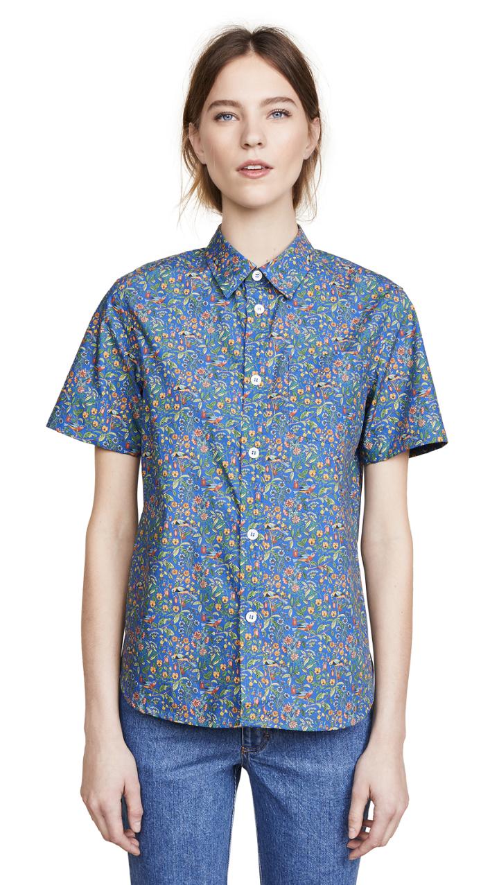 A P C Dana Button Down Shirt