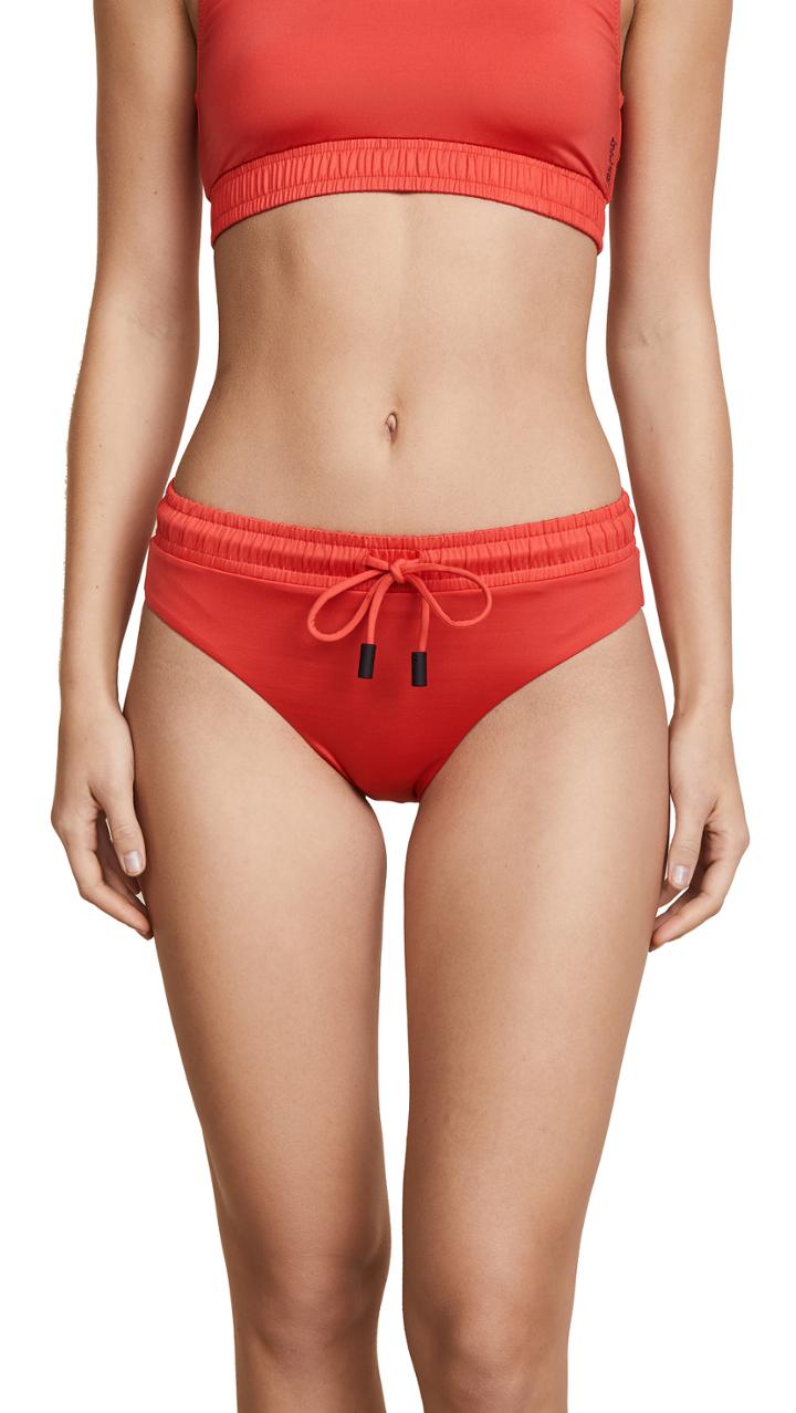 Les Girls Les Boys Track Brief Bikini Bottoms