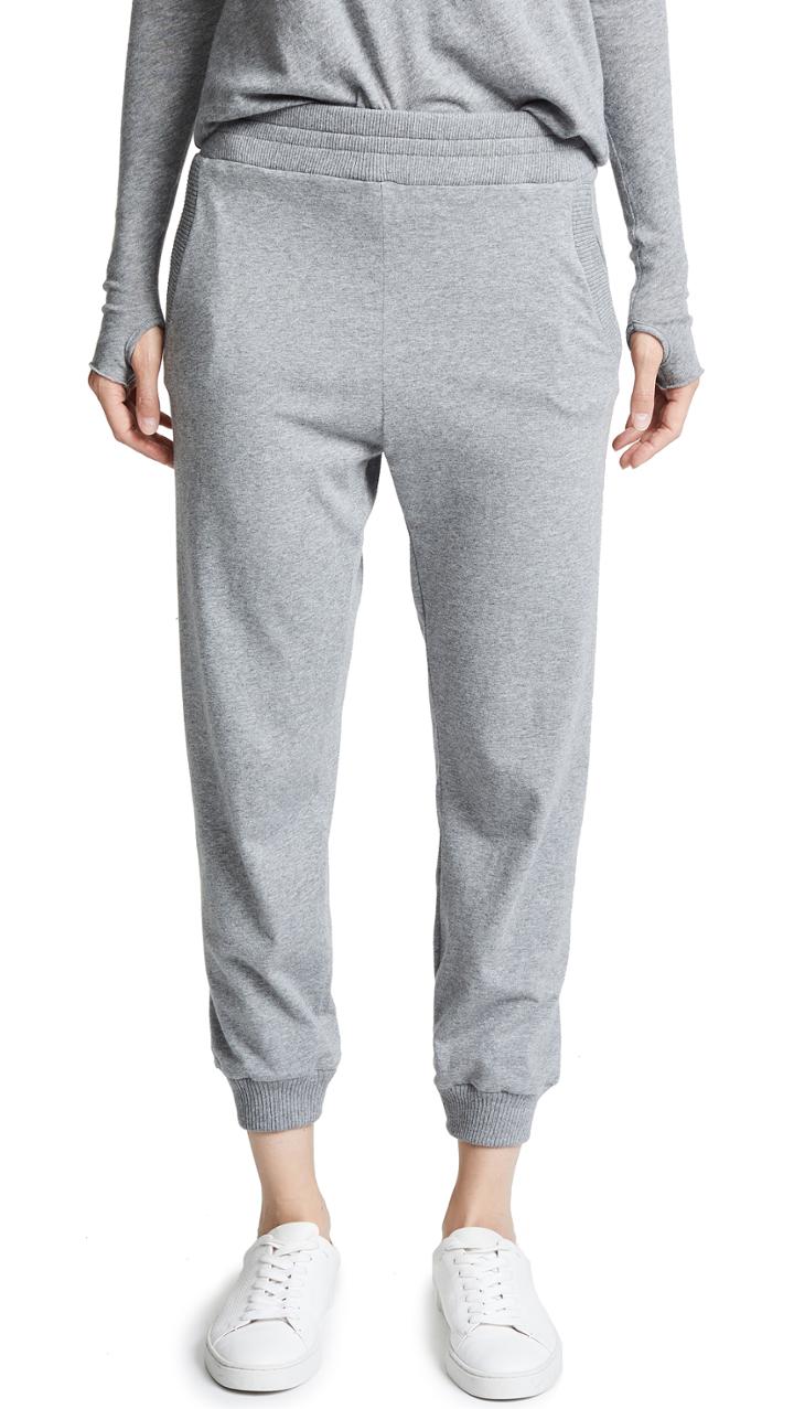 Enza Costa Drop Rise Joggers