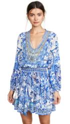 Camilla Shirred Relaxed Short Dress