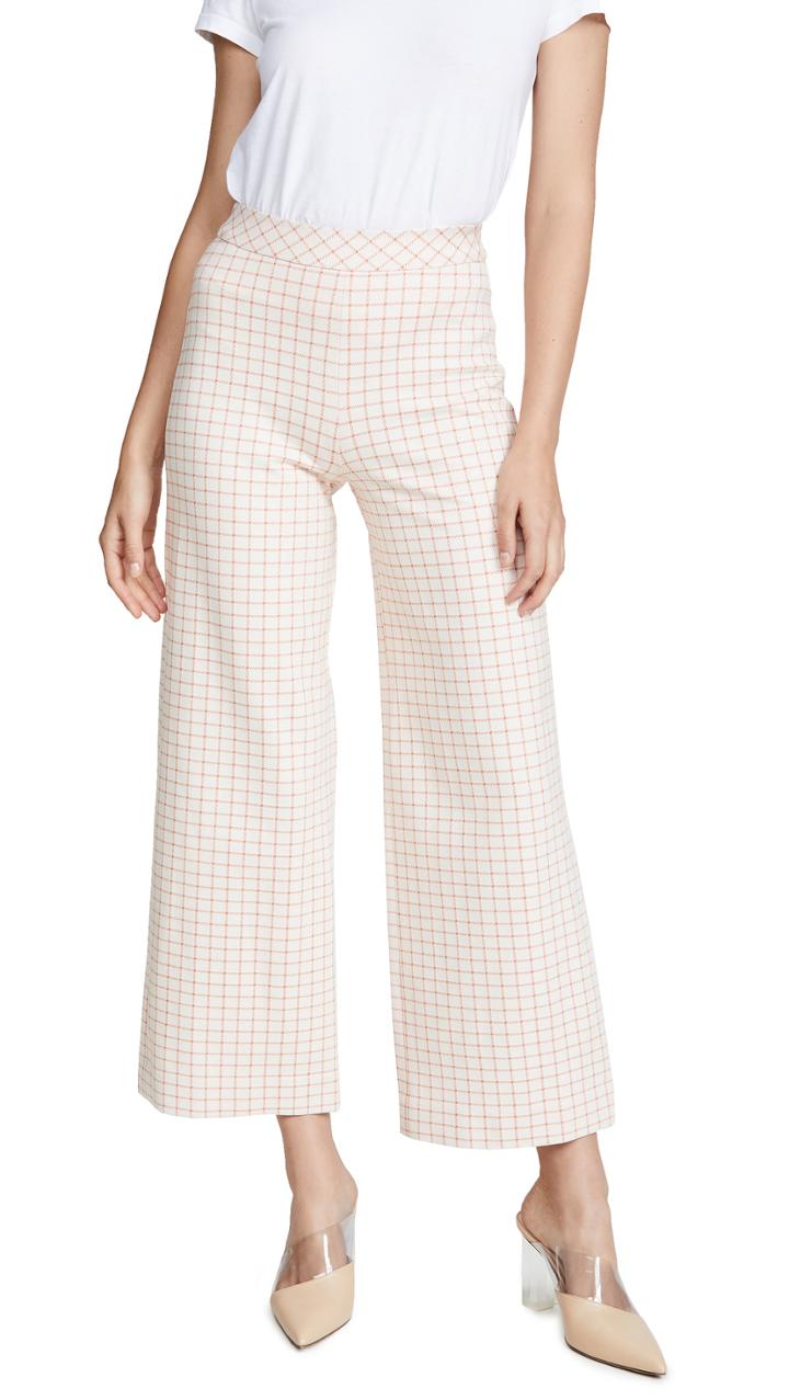 Rosetta Getty Pull On Straight Trousers