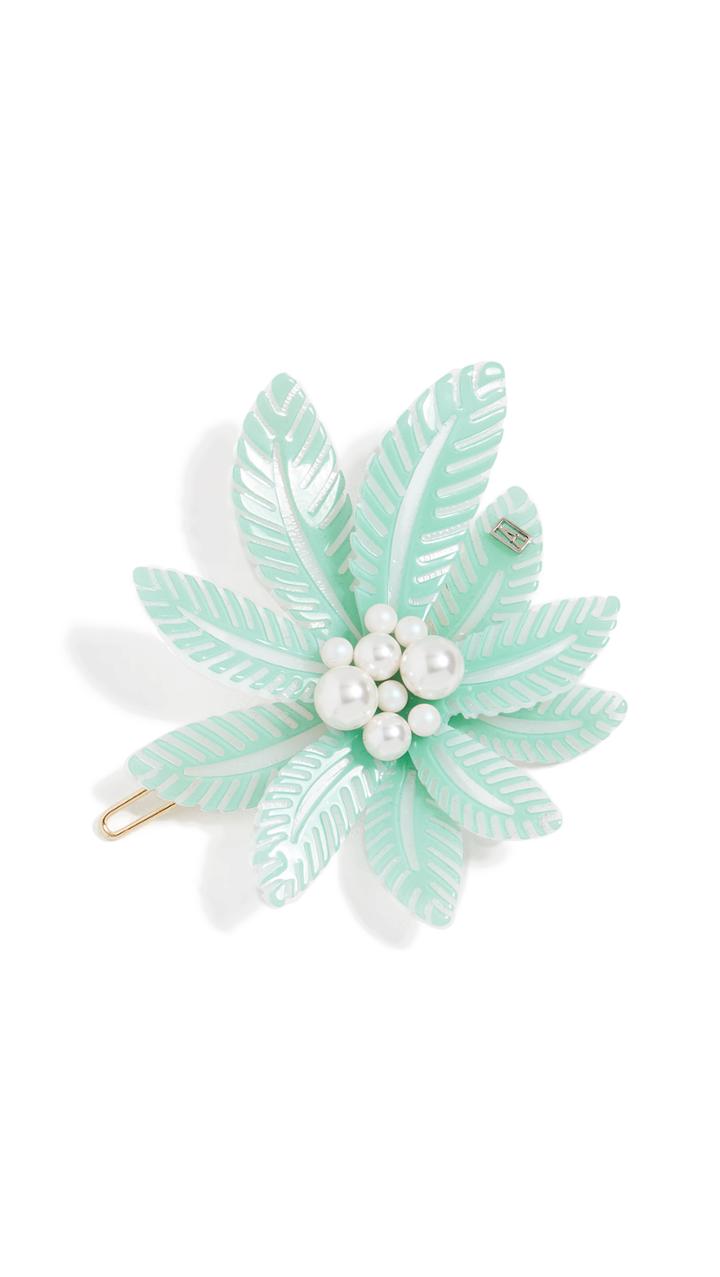 Alexandre De Paris Imitation Pearl Tropical Barrette