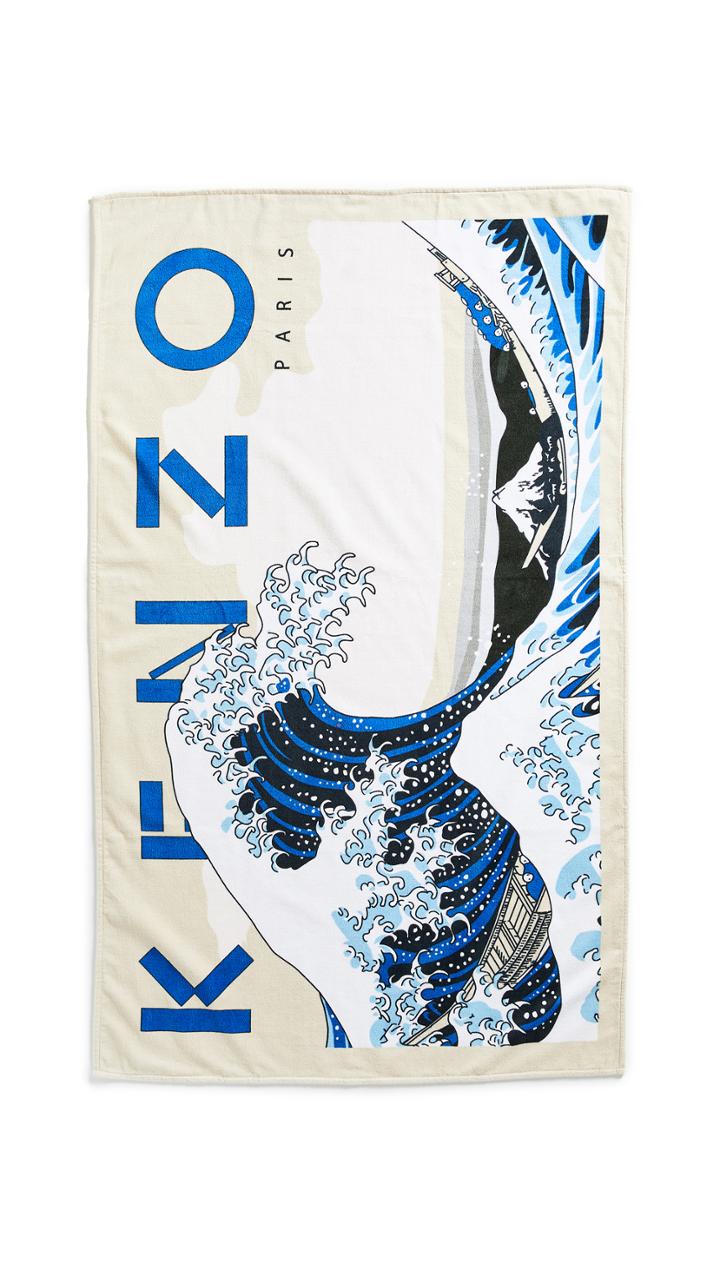 Kenzo Kenzo Wave Beach Towel