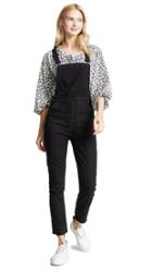 Madewell Washed Black Skinny Overalls