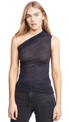 Rick Owens Drkshdw One Shoulder Tee