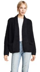 Vince Teddy Drape Front Cardigan