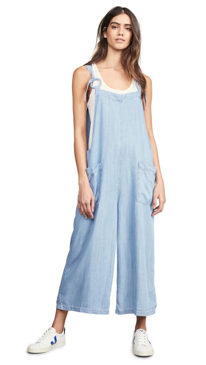 Moon River Sky Blue Jumpsuit